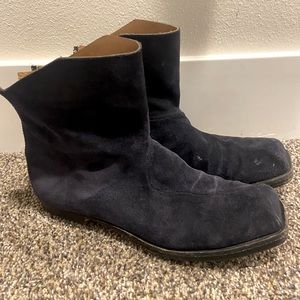 Cydwoq Moto Navy Suede Boot 39.5